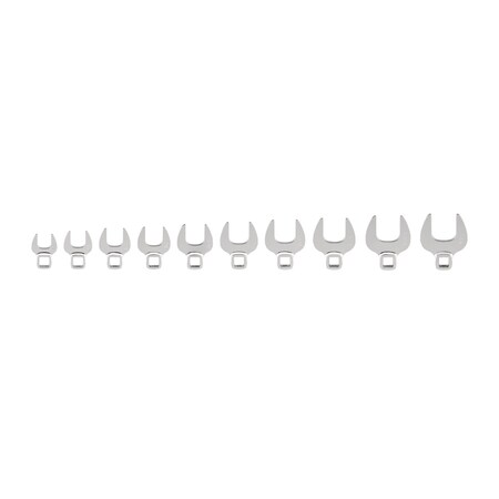 Tekton 1/2 in. Drive 10 pcs, Chrome WCF90401